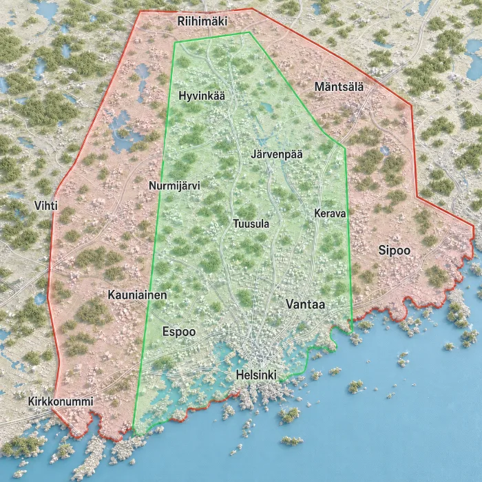 Toiminta-alueemme kartalla
